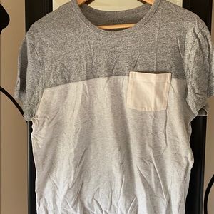 Jcrew color block tee shirt size medium